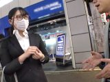 マジ軟派、初撮。 1894 内定式飲み会帰りのスーツ&メガネのお姉さんを渋谷でナンパ！ヘベレケなスキをついて始まったSEXで、飲んだお酒が全部出たんじゃないかというほどの大量潮吹き！ハメられて嬉しそうな顔に就職祝いぶっかけ！！